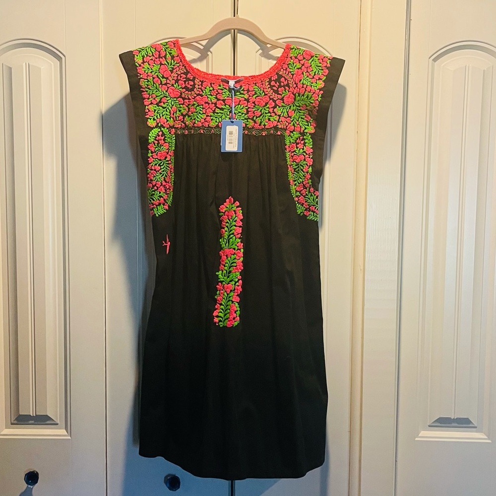 NWT Mi Golondrina mini Flores dress. Size L